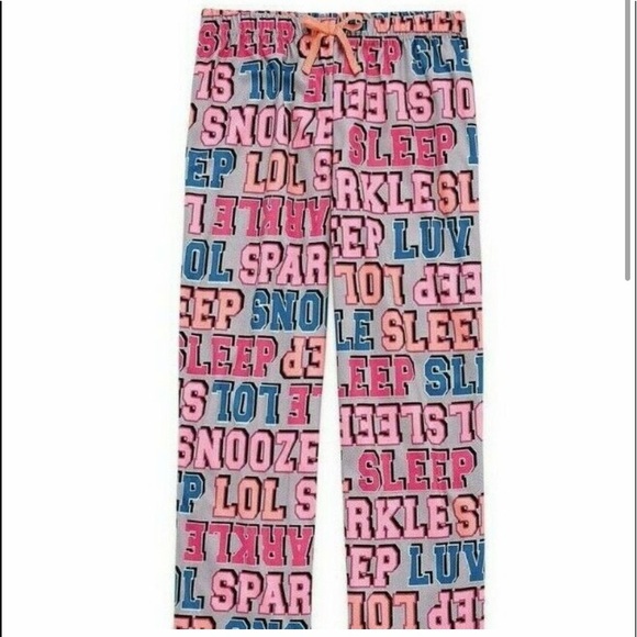 New Total girl flame resistant lol sparkle sleep pants - Picture 2 of 9